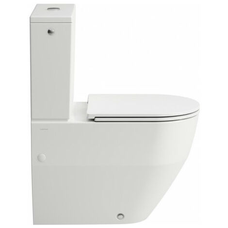 LAUFEN PRO WC sur pied combiné, adossé au mur, 4,5 / 6 litres blanc LCC LAUFEN