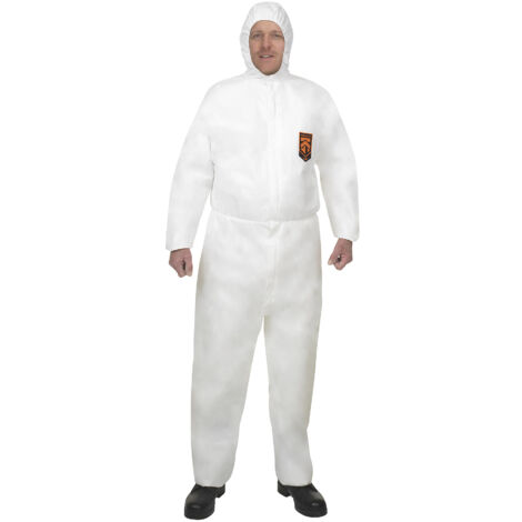 Combinaisons jetablesNon Kimberly Clark KleenGuard® A40,Taille M Unisexe en Tissu tissé, Blanc ( Prix pour 1 )