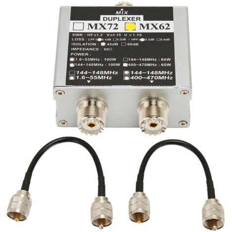 Combinateur d'antenne VHF UHF HF ondes courtes 3 bandes pour station émettrice duplexeur