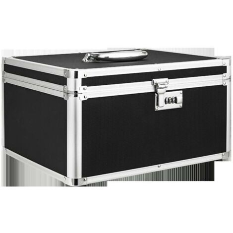 Combination Lock Box - 370300200mm Safes for Money, Documents and Medicines - Black NeB1GfQLF