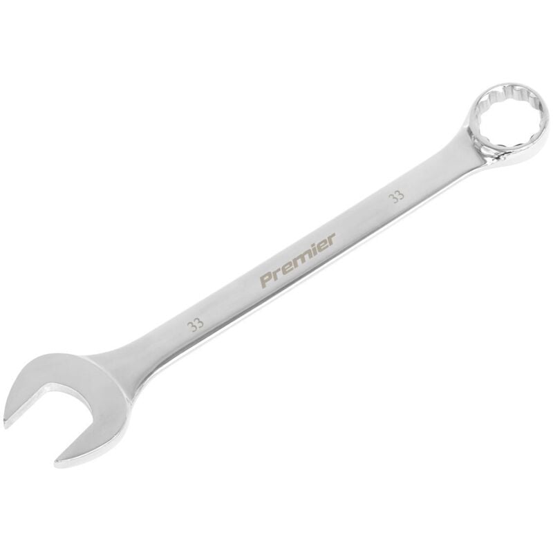 Premier - Sealey AK632433 Super Jumbo Combination Spanner 33mm