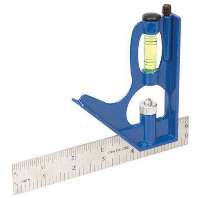 Silverline 745726 Combination Square 150mm