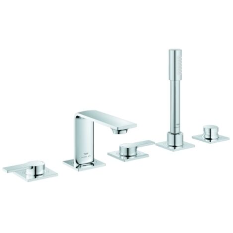 Combinazione di vasca 5-L Allure 252211 con maniglie a leva cromate