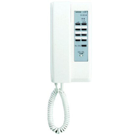 Combiné audio maître pouvant gérer 2 platines et 5 combinés secondaires IE8MD - Aiphone 100293