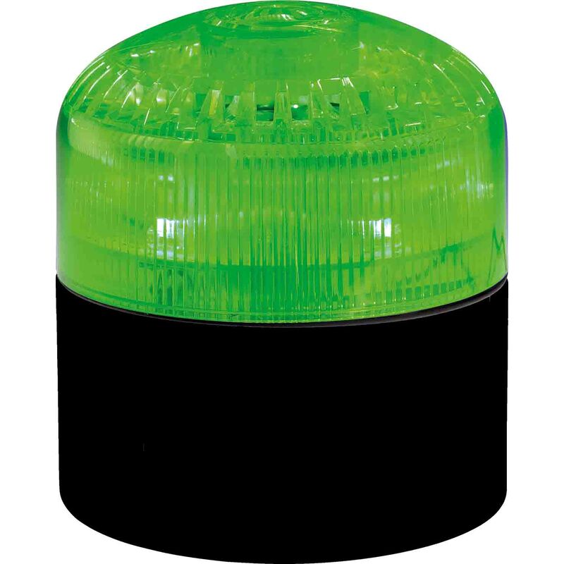 Rs Pro - Combiné balise/sirène lentille Vert à led, 12 24 v ( Prix pour 1 )