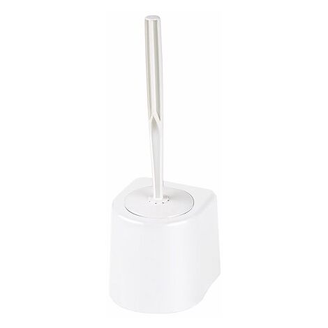 Combiné brosse WC plastique mural