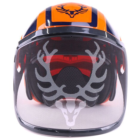 Combiné casque Protos Integral Forest, KOX Edition orange/bleu