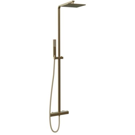 Combiné de douche et douchette SQUARE - Doré