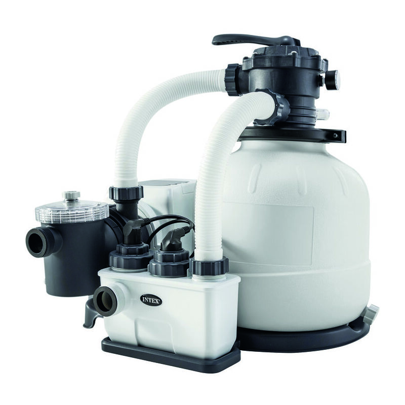 Intex - Combiné filtre à sable 8 m/h et Stérilisateur + oec