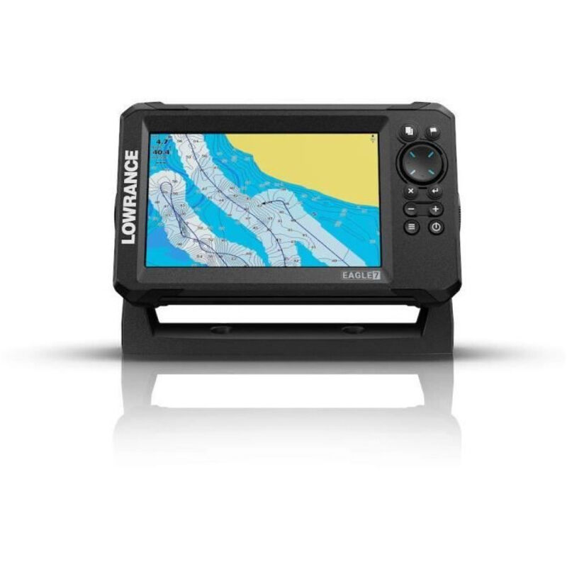 Combiné GPS sondeur - LOWRANCE - Eagle 7 - Sonde 50/200 HDI - Écran IPS - FishReveal™
