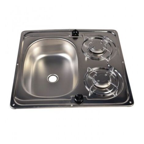 Combiné Inox SUTER 2 feux réversible