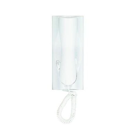 Combiné Interphone audio blanc 5fils + manette d'inser - URMET 1133/10