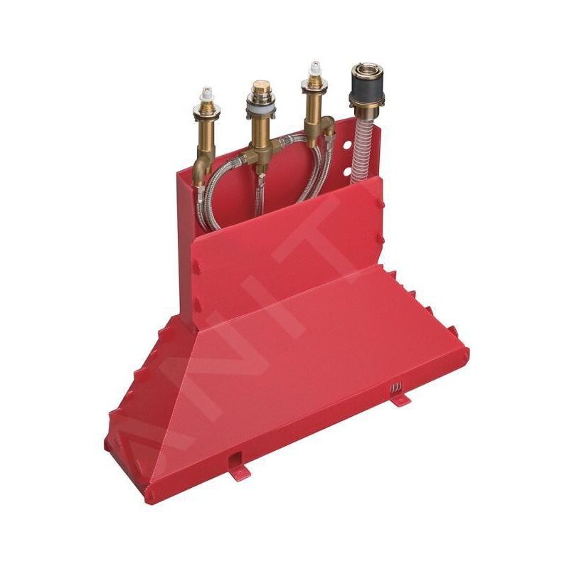 Hansgrohe - axor corps de base pour bordure de baignoire à 4 trous,