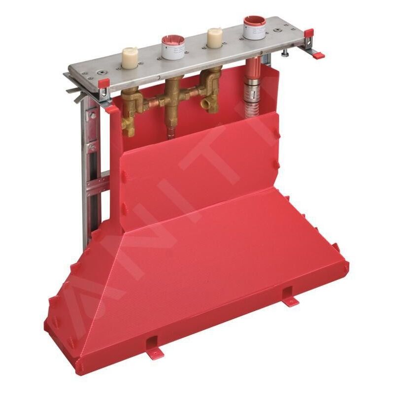 Hansgrohe - axor corps de base pour bordure de carrelage à 4 trous,