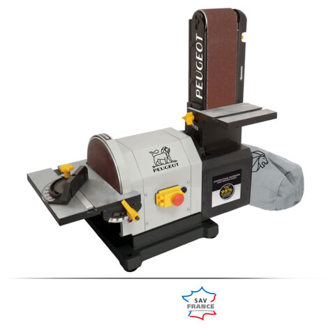 PEUGEOT PSP Combiné ponceur à bande et à disque avec aspiration intégrée 500 W 230 V ENERGYSAND-200 - 132345 - Peugeot - 230 V - Monophasé