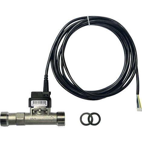 Combine Sensor VFS 2-40l/min 0-100°C, 3/4 Male, inox