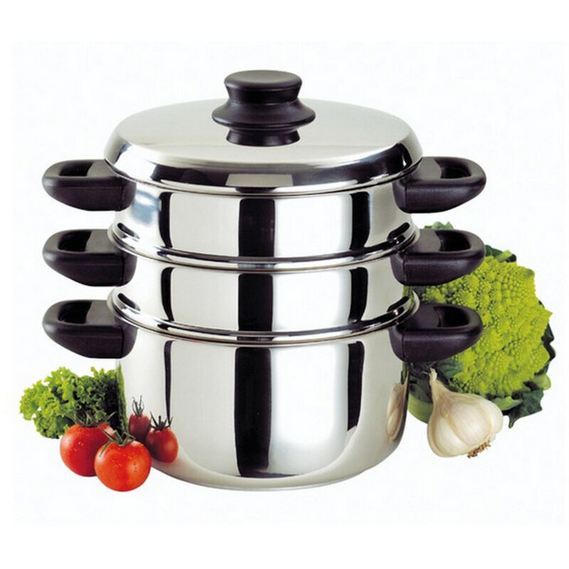 Baumalu - Combiné vapeur inox 20cm 3corps