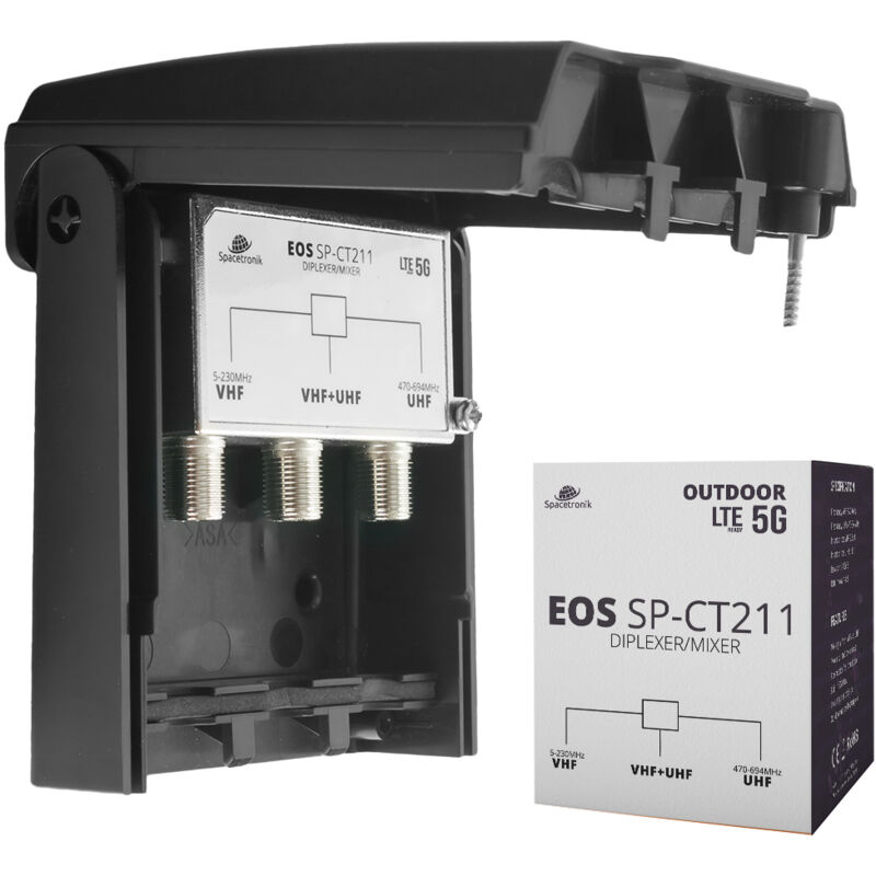 Combineur d'antenne VHF UHF Spacetronik EOS SP-CT211