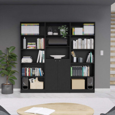 Combo de Bibliotecas con Diseño Funcional y Estilo Moderno
