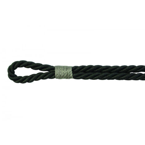 COMBO - Embrasse rideau textile cordon Coloris - Gris anthracite