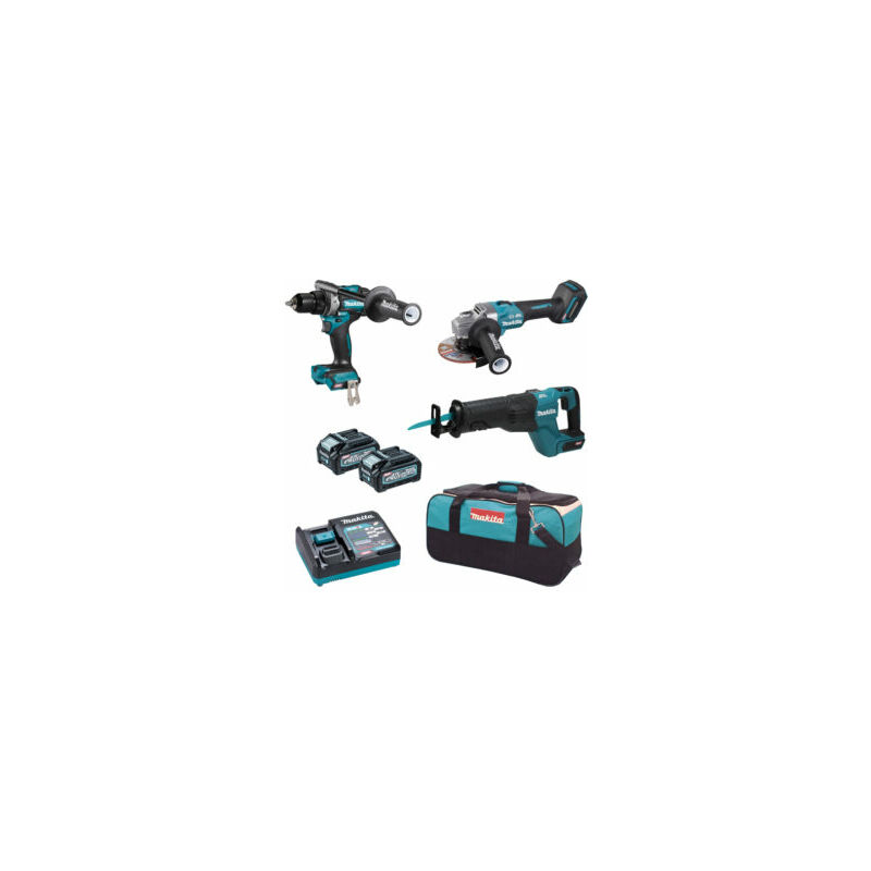 Makita - kit DK0159G301 DF001G+GA005G+JR001G+2XBL4040+DC40RA+SAC