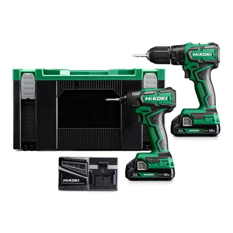 Hikoki - Combopack 2 outils 18V (DV18DD + WH18DD) (2x2,0 Ah) KC18DDWGZ