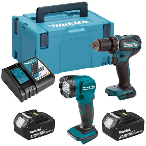 Combopack 2 outils sans fil 18V LXT (2x3,0 Ah) (DDF485 + DML815) - MAKITA DLX2349J