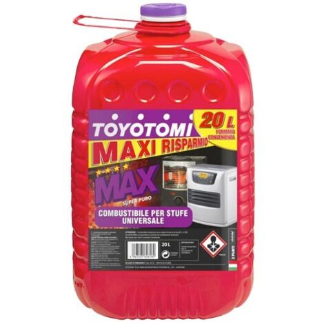 combustibile liquido "toyotomi max", 20 litri