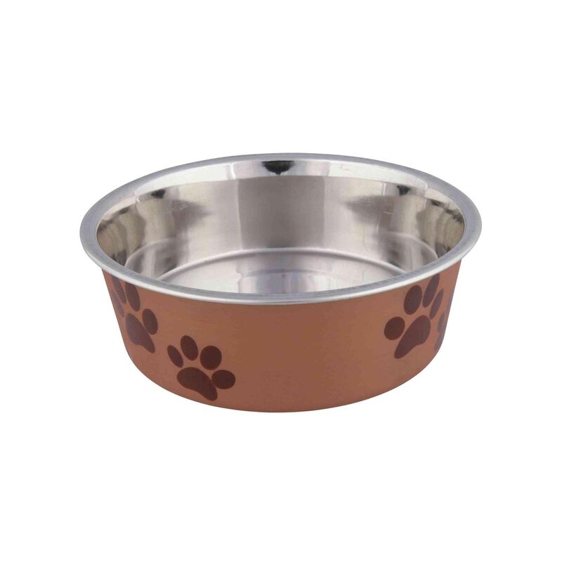 

Comedero Acero Inox, Recub. Plástico,0.25 l,ø12 cm - Trixie
