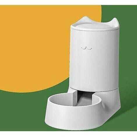 Comedero automático multifunción para gatos y perros, con sistema antigolpes. Incluye comedero para perros.