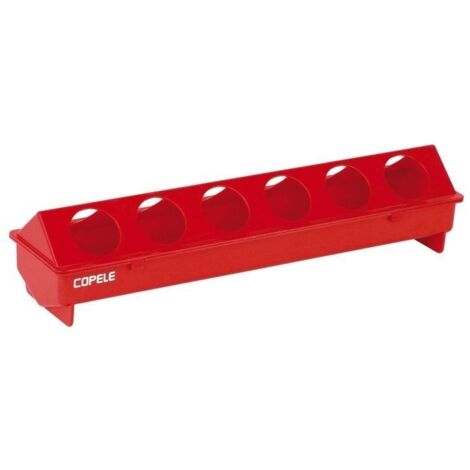 Comedero Bebedero plástico Pollitos con Huecos 50 cm