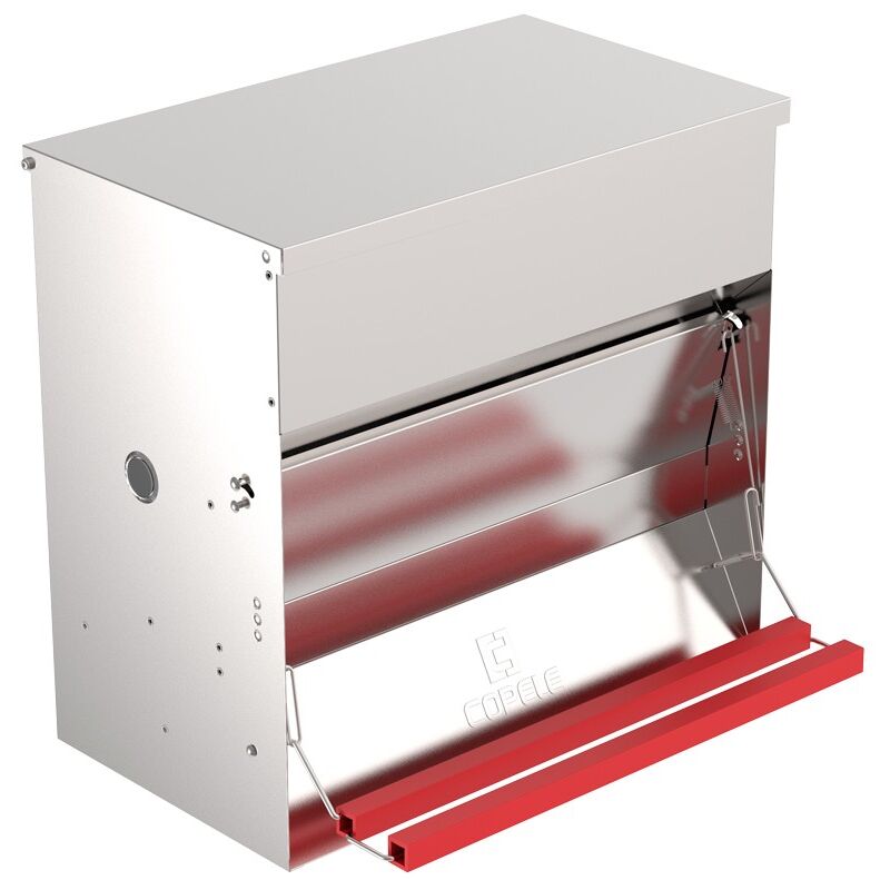 

Comedero de apertura mécanica gallinas 30 Kg hrz.