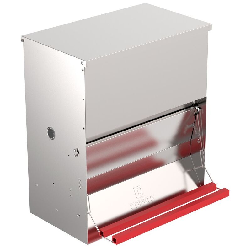 

Comedero de apertura mécanica gallinas 40 Kg hrz.