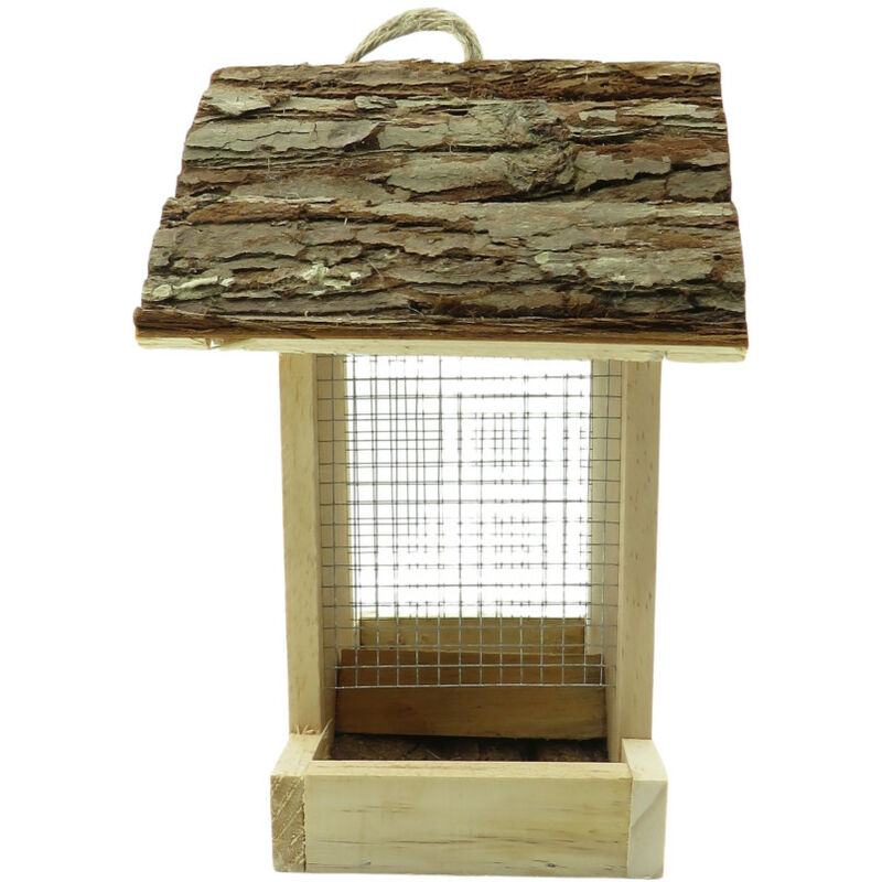 

Animallparadise - Comedero de frutos secos FRISO, 16 x 16 x 23,5 cm, para pájaros