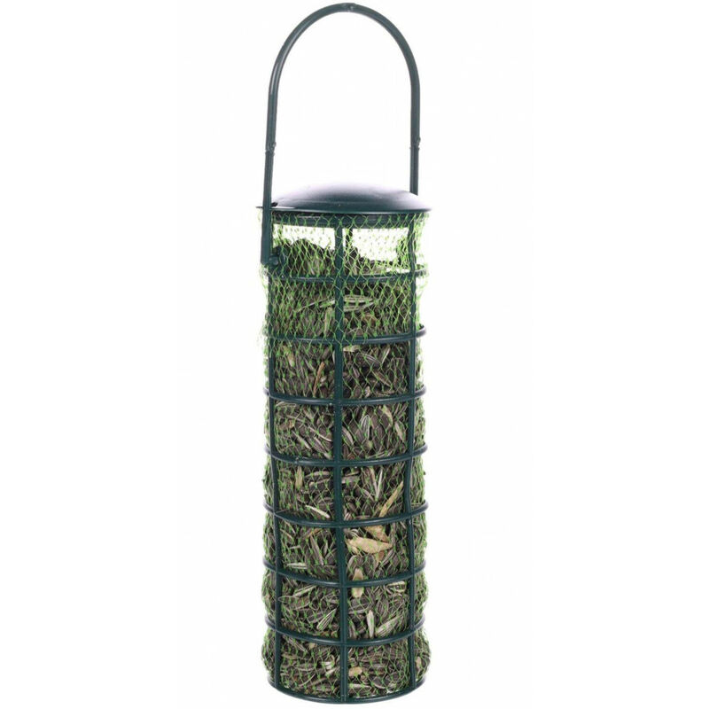 

Comedero de silo relleno de semillas de girasol para pájaros, 200 gr.