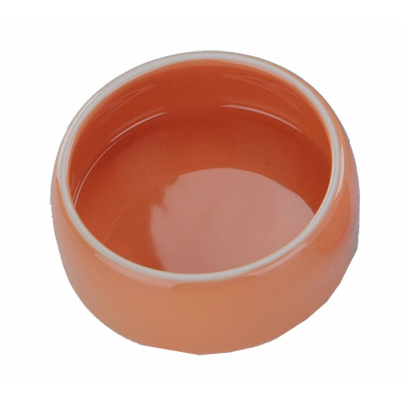 

Comedero de terracota naranja ø 12 cm . para roedores