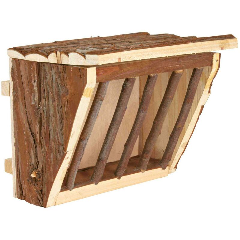 

Comedero Heno con tapa, Corteza Tronco, 20×15×17cm - Trixie
