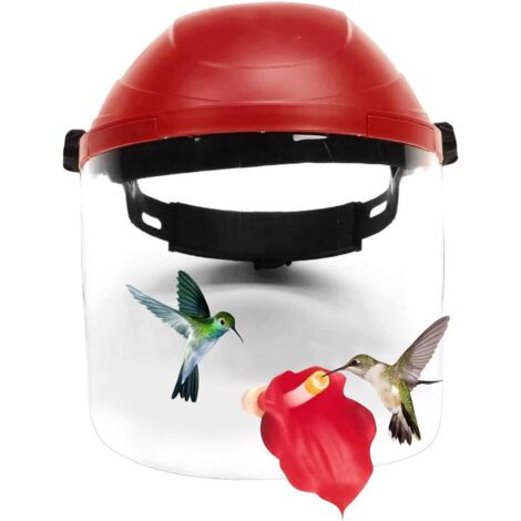 Comedero para colibríes - Comederos portátiles para pájaros, comedero para pájaros de ventana exterior - Comedero de mano para colibríes con estampado floral