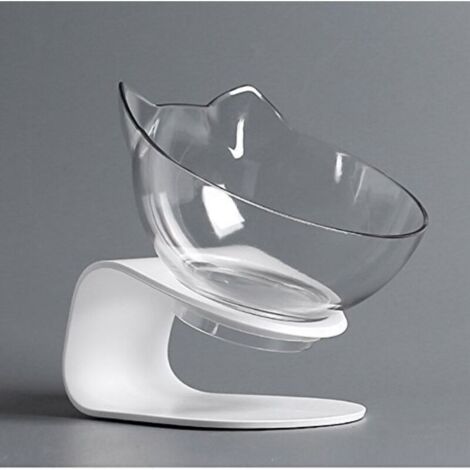 Comedero para gatos con soporte elevado: ideal para gatos y perros pequeños.