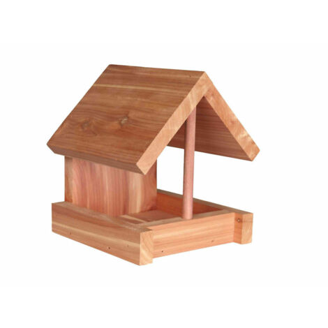 Comedero para pájaros Trixie natura madera de cedro 16x15x13 cm