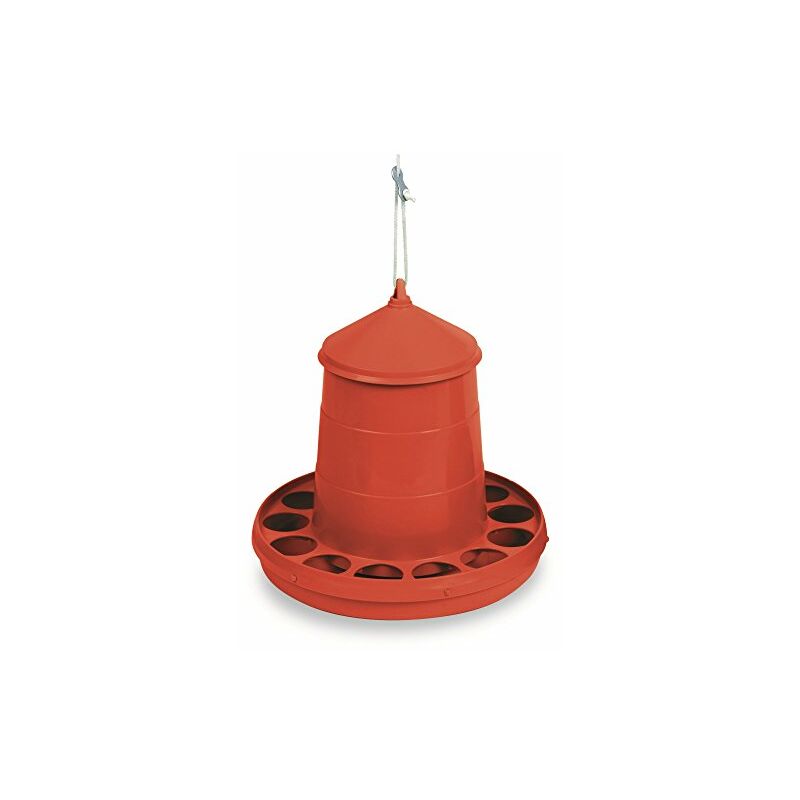 

Tolva Plastico Aves 2 Kg- Rojo - Gaun