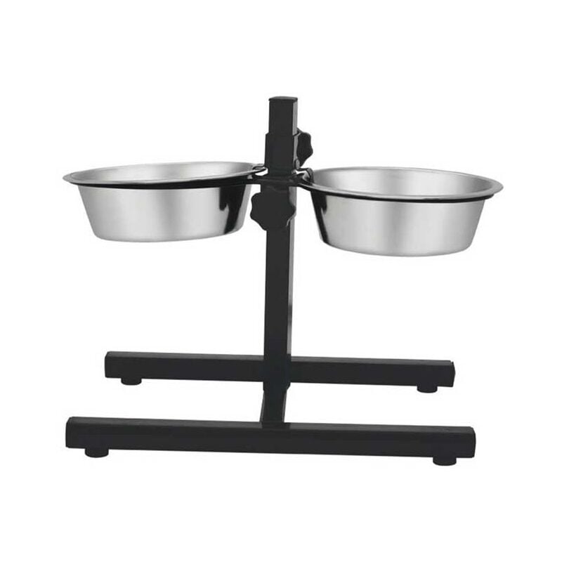 

Comederos doble regulables para perros - size S