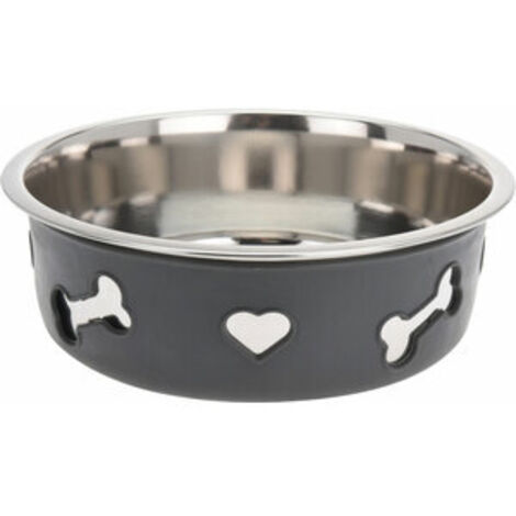 COMEDOR PERROS 21X7 CM.INOX