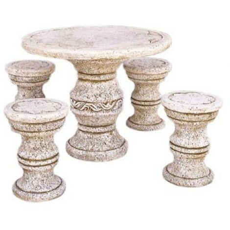Comedor Piedra Jardin Circular Sicilia