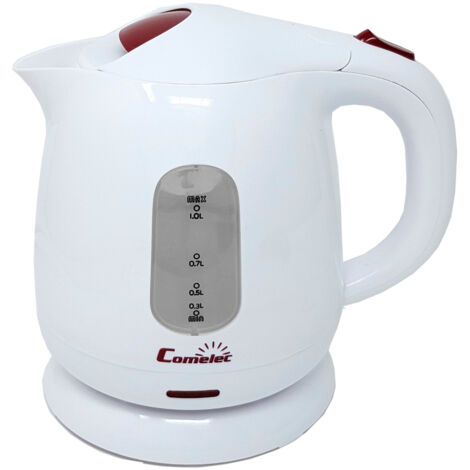 COMELEC hervidor electrico 1 litro 1100w wk7317 , Hervidor eléctrico 1 litro 1100W 7317Clásico y elegante diseñoIndicador luminosoVisor graduadoResistencia oculta
