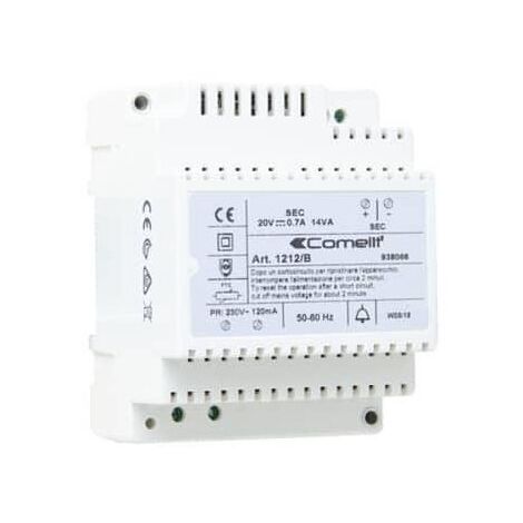 Comelit 1212/B Alimentation 230V CA / 20 VCC / 14VA