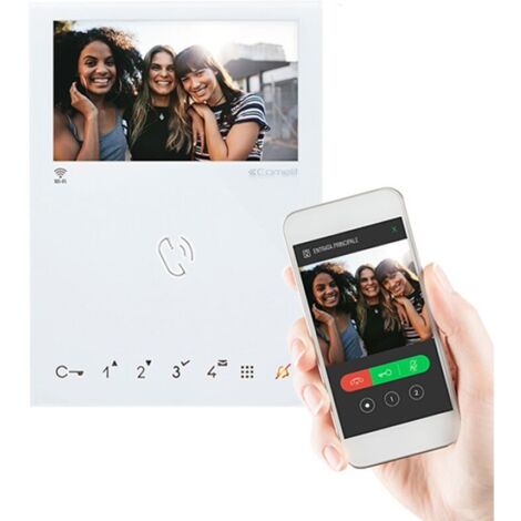 Comelit Mini WLAN-Videosprechanlage für Simplebus 2 mit Touch-Display 6741W