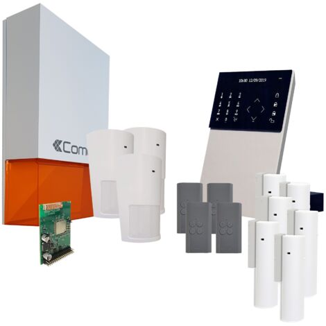 Comelit - Pack alarme connectée Secur Hub - KSW3223LF Kit 4 - Blanc