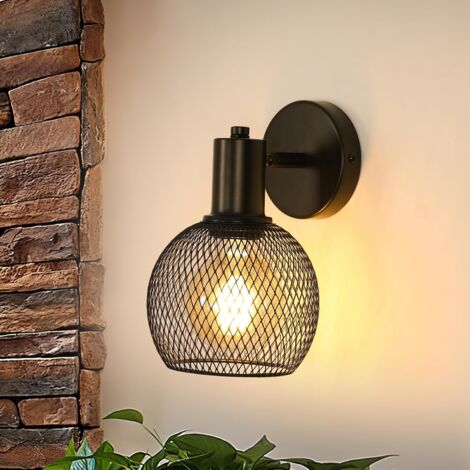 Applique Murale Cracked Soul - Design Contemporain - Résine Noire - Lampe Chevet Pour Salon, Restaurant
