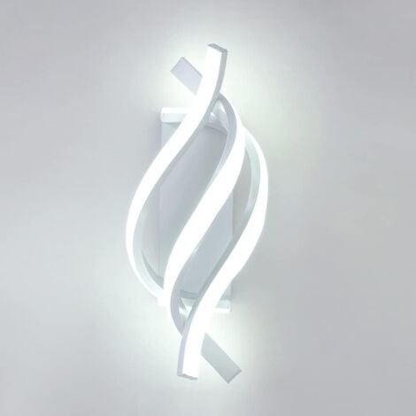 COMELY Applique Murale Interieur LED, 22W Lampe Murale Moderne Design en Aluminium, Applique Murale LED 6500K Blanc Froid pour Chambre Couloir Salon Escalier Bureau